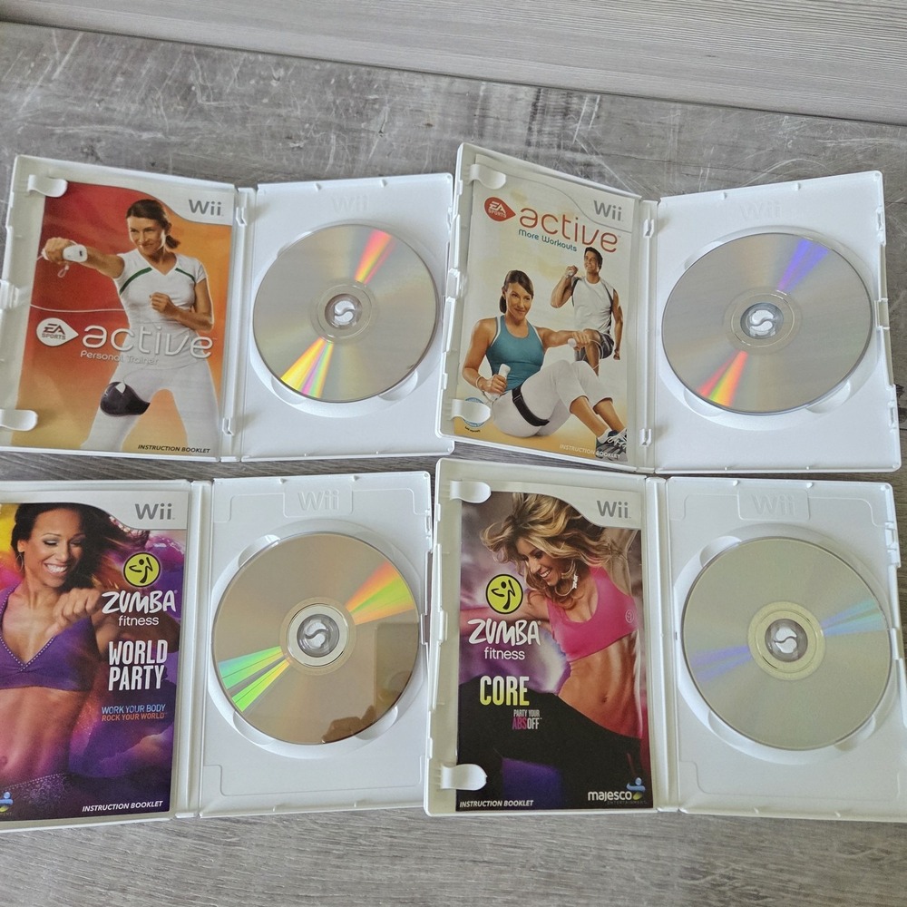 12 Nintendo Wii Game Lot Bundle Just Dance 1 2 3 Workout Zumba Cardio Wipeout - Picture 11 of 16